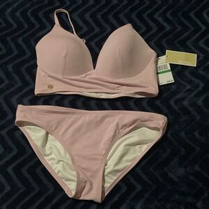 Michael Kors Blush Pink Padded Bikini Set